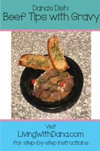 RECIPE: Beef Tips With Gravy and Mashed Potatoes