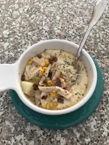 Perfect for a cold day … chowder!