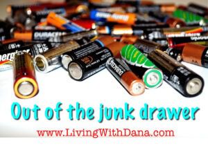 Junk Drawer: Organize all those batteries!