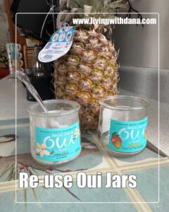 Crafts: Re-use your yogurt jars
