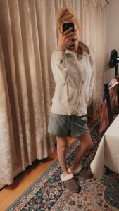 Shorts have soft fabric, pockets