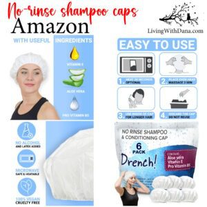 No-rinse shampoo caps
