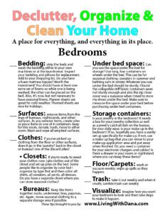 Challenge 2025 Week 24: Bedroom – Organize Nightstands & Dressers