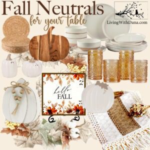 Tablescape: Do it up in fall neutrals
