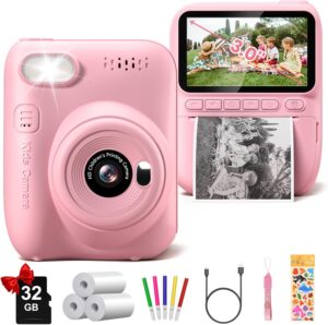 Instant print camera for kids