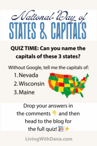 Test Your Knowledge: States & Capitals Quiz