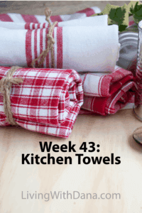 Challenge 2025 Week 43: Kitchen Towels