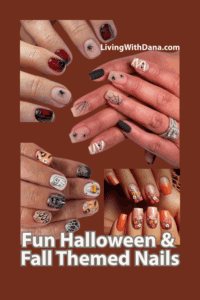 Fun press-on nails for fall