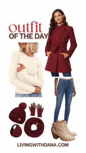 Burgundy fashion for the holidays