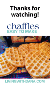 Recipe: Chaffles for a bread swap